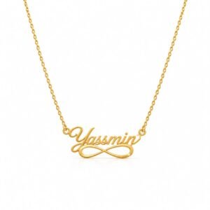 Infinity Name Necklace — gold