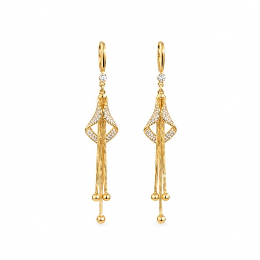 Long Tassel Drop Earrings — Top Tito