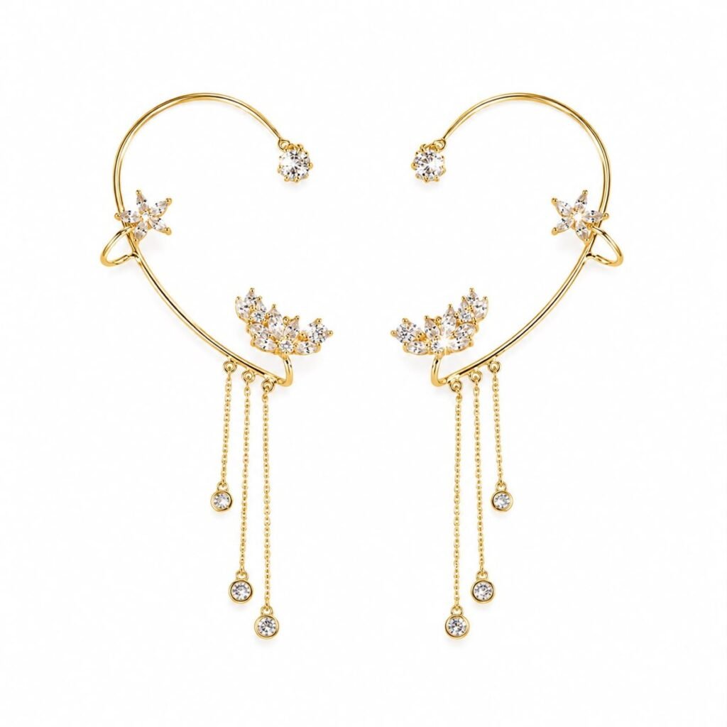 Star Ear Cuff with Tassel — Top Tito