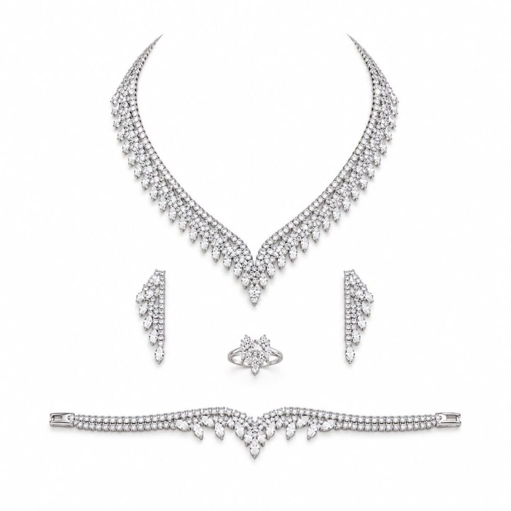 Bridal 4-Piece Crystal Set — Top Tito